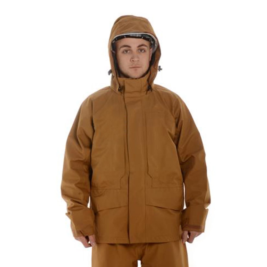 GORE-TEX Breathable Rainwear CEC Brown Coat