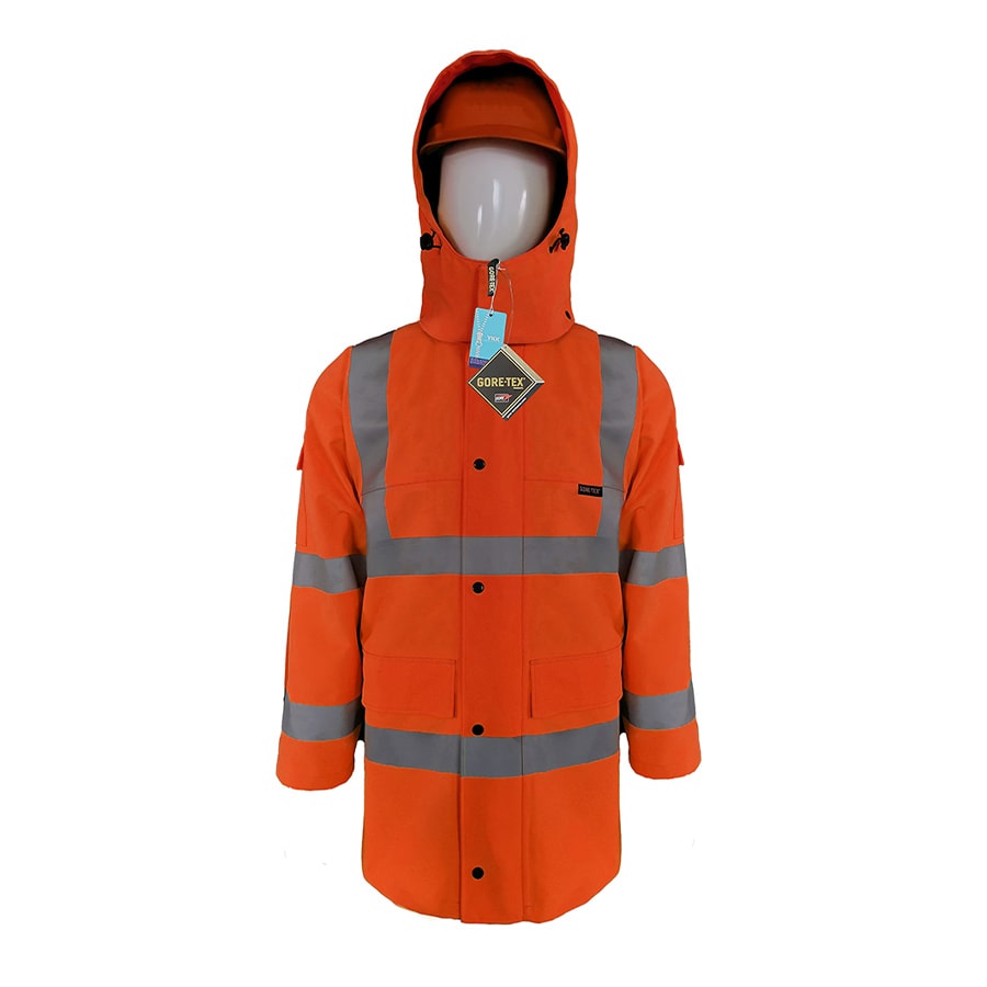 GORE-TEX HVC Orange Rainwear High Visibility Coat