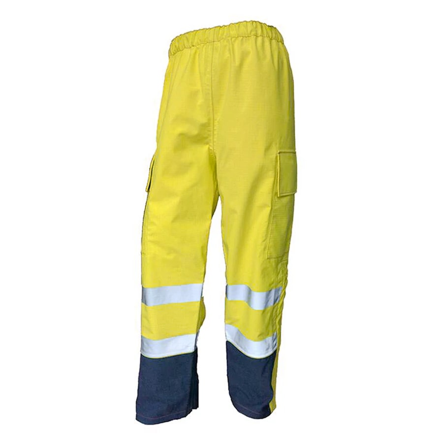 GORE-TEX PYRAD® EXTREME CAT 3 FR/ARC Rated Breathable High Visibility Rainwear Over Trouser Yellow/Black