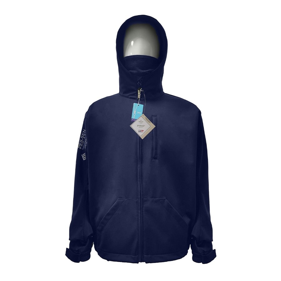 FR-ARC-Rated-Softshell-Fleece-Coat-made-with-PYRAD-WINDSTOPPER-Blue